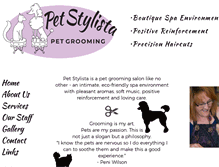 Tablet Screenshot of petstylista.com